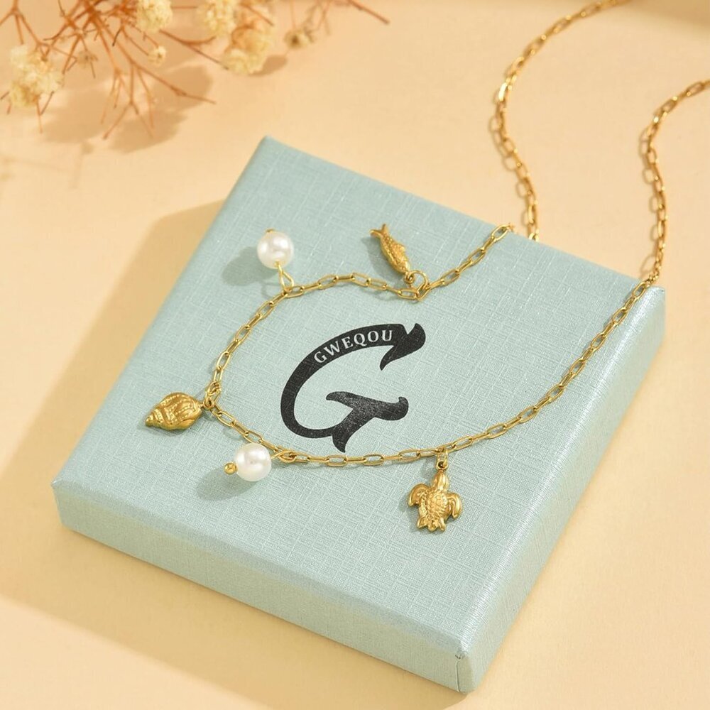 🆕 Women Gold Delicately Designed Earrings 18K Elegant Pearl Sunflower Jewelry - Picture 7 of 7